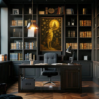 Howling at the Winter Moon Poster