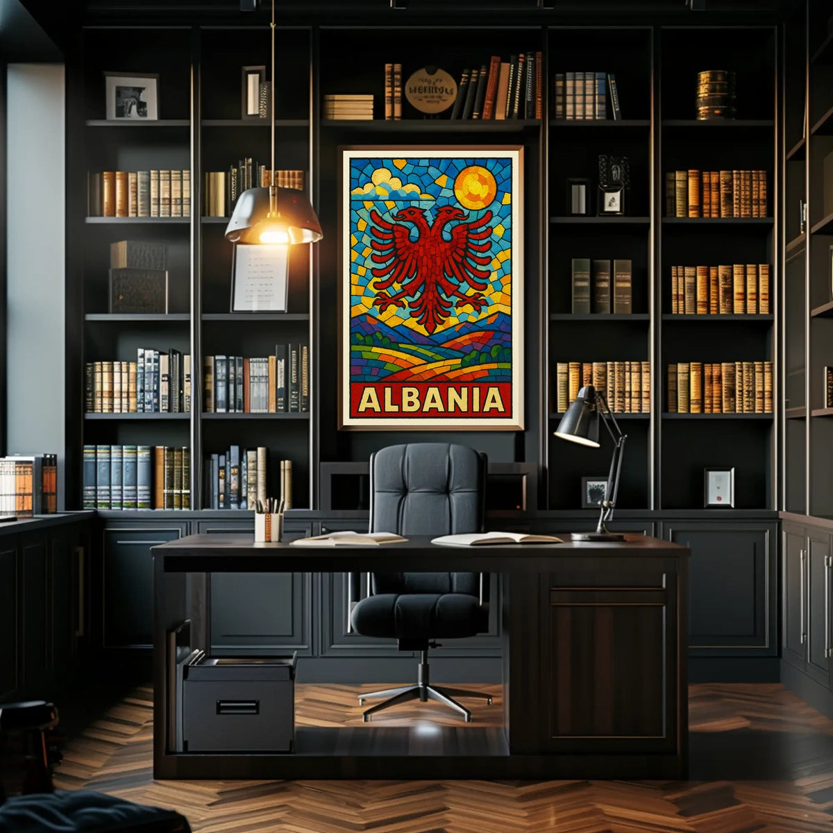 Albania Vibrant Heritage Poster