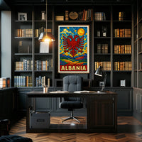 Albania Vibrant Heritage Poster