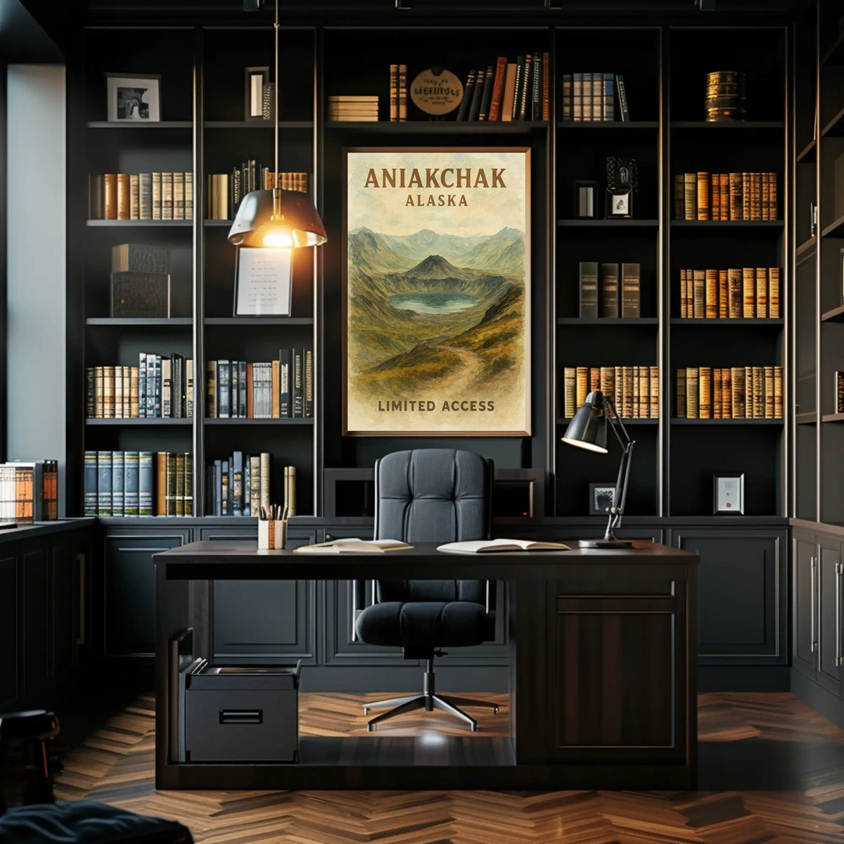 Aniakchak, Alaska Limited Access Poster