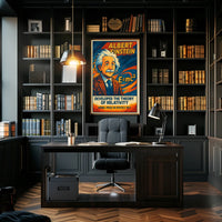 Albert Einstein Theory Of Relativity Poster