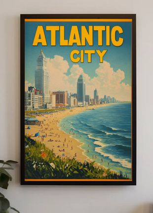 Atlantic City Beach Skyline