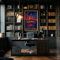 District Of Columbia Capitol Poster