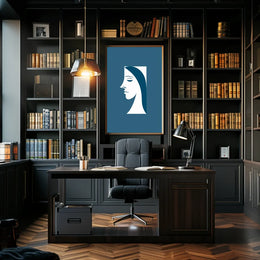 Vintage-Inspired Abstract Art Poster
