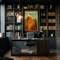 New Mexico Desert Landscape Poster