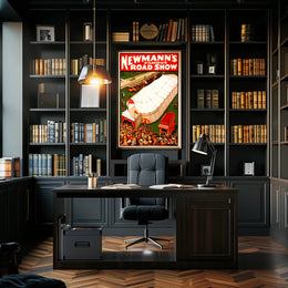 Newmann's Famous Road Show Vintage Cultural Poster