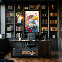 Mystical Elegance: Enchanting Pond Fantasy Art Poster PosterGoat