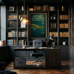 Ancient Elegance - Spotted Gar Poster