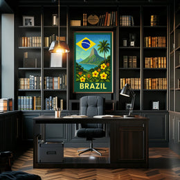 Brazil Vibrant Landscapes Poster