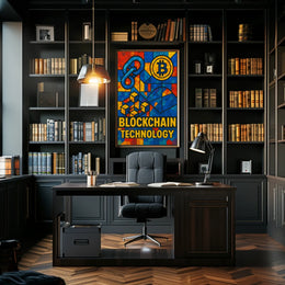 Blockchain Technology Poster