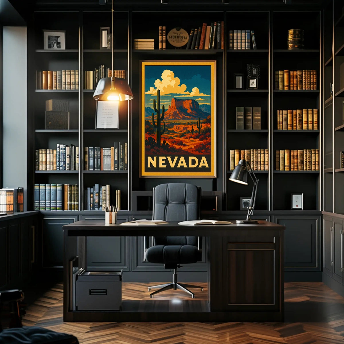 Nevada Desert Landscape Poster