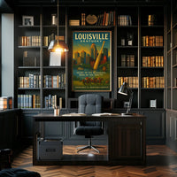 Louisville, Kentucky Heart of the Bluegrass Poster