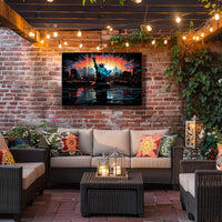 Statue Of Liberty At Sunset Poster