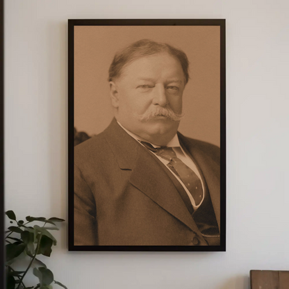 William Taft 27th President Sepia Photo