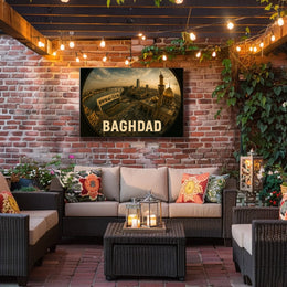 Baghdad Cityscape Poster