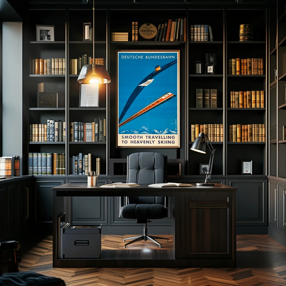 Deutsche Bundesbahn Smooth Travelling Poster