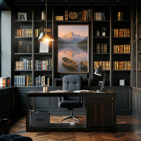 Serene Alpine Morning Poster
