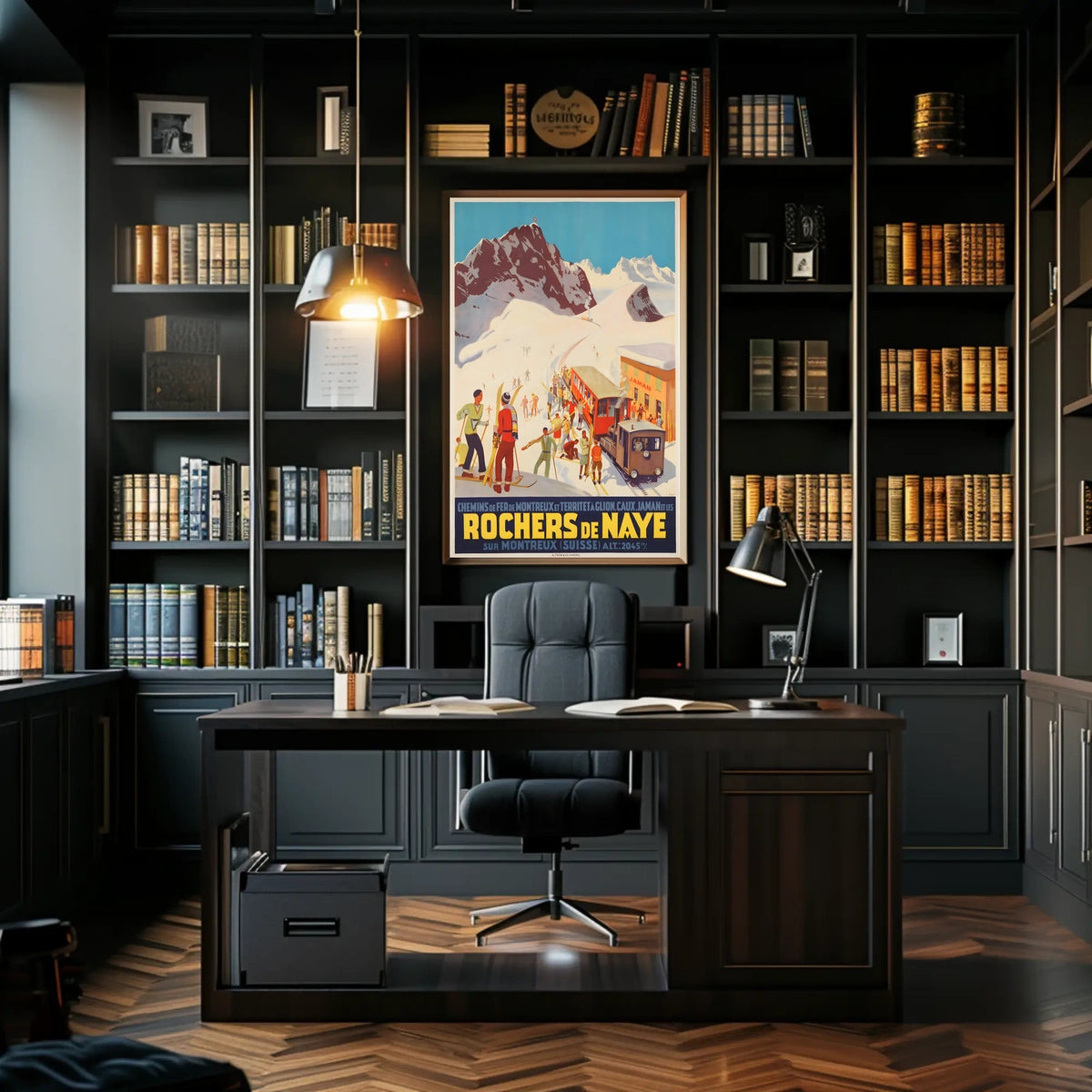 Rochers De Naye Swiss Mountain Poster