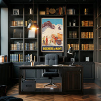Rochers De Naye Swiss Mountain Poster