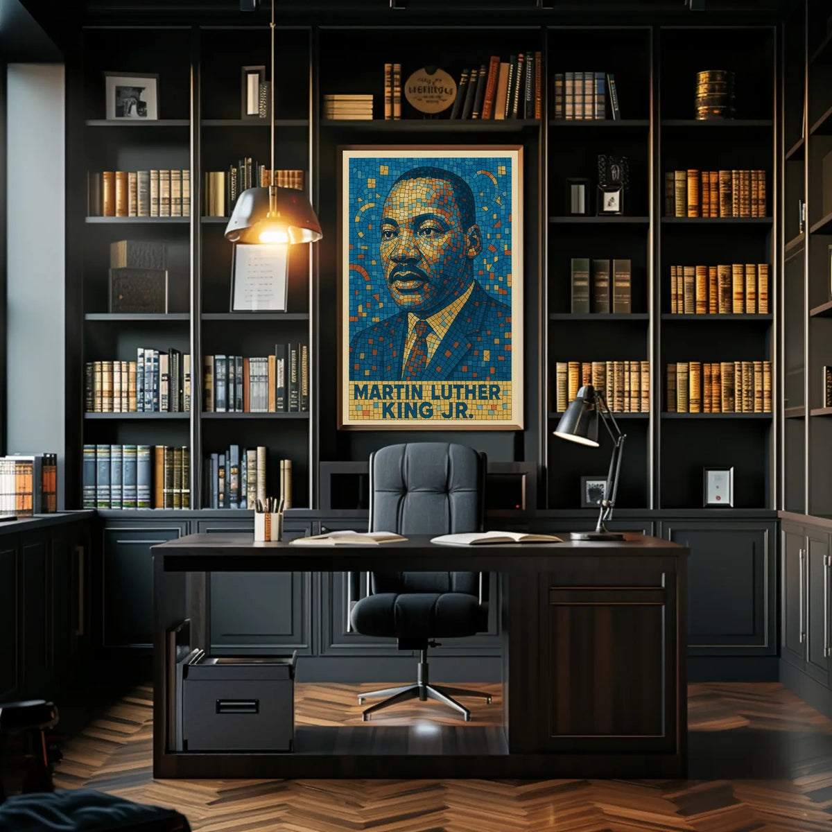 Martin Luther King Jr. Mosaic Poster