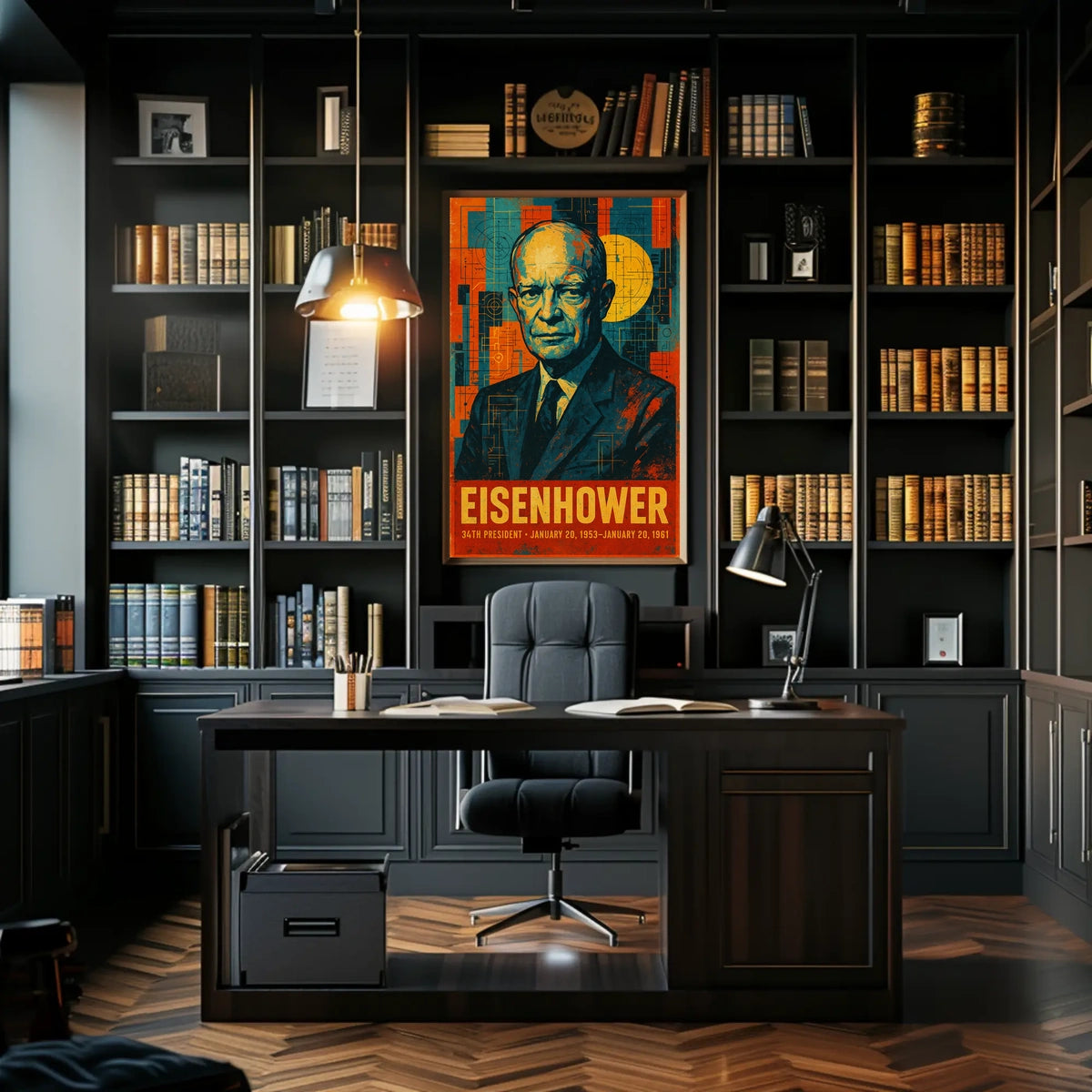 Dwight D. Eisenhower 34th President Poster