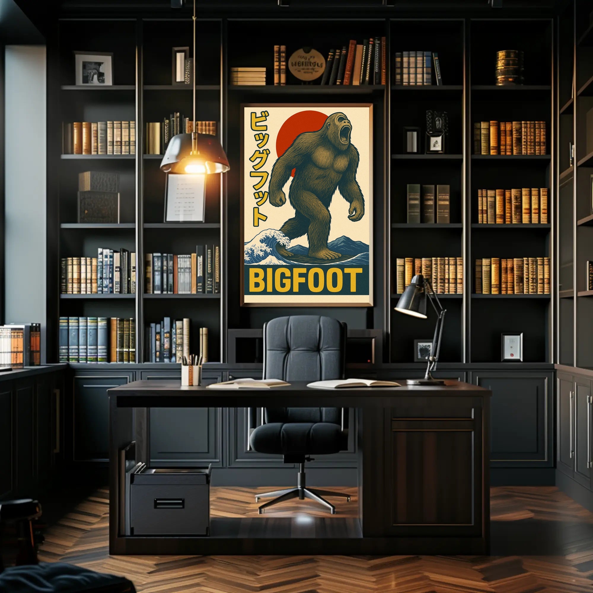 Bigfoot Sighted Poster PosterGoat