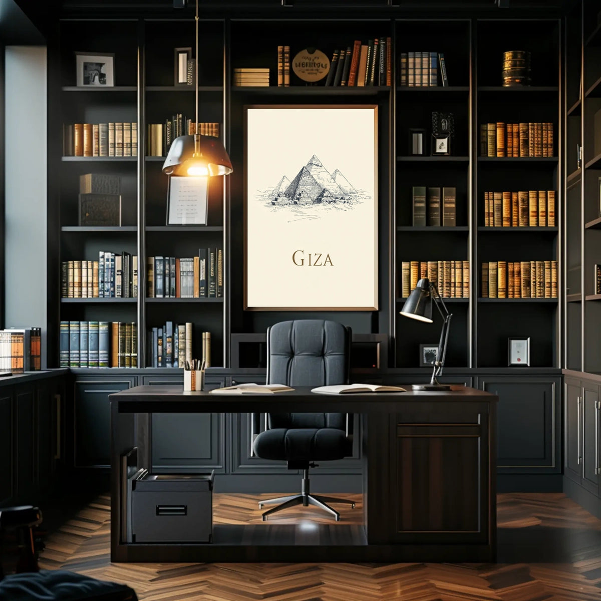 The Pyramids of Giza Poster