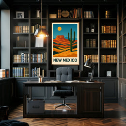 New Mexico Desert Landscape Poster