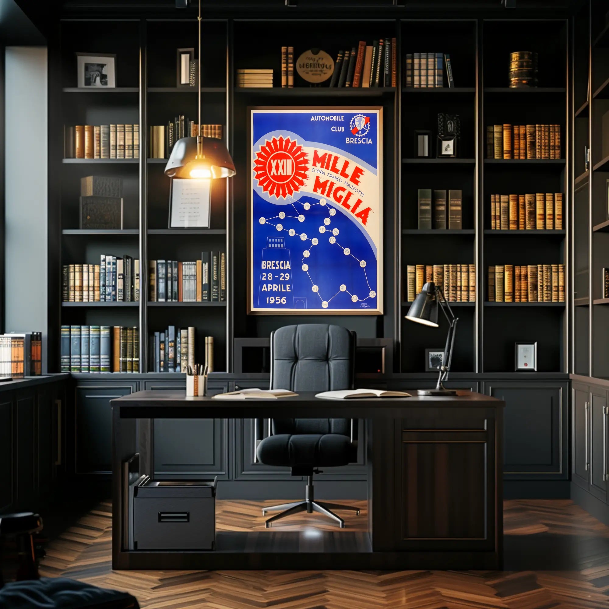 Mille Miglia XXIII Poster