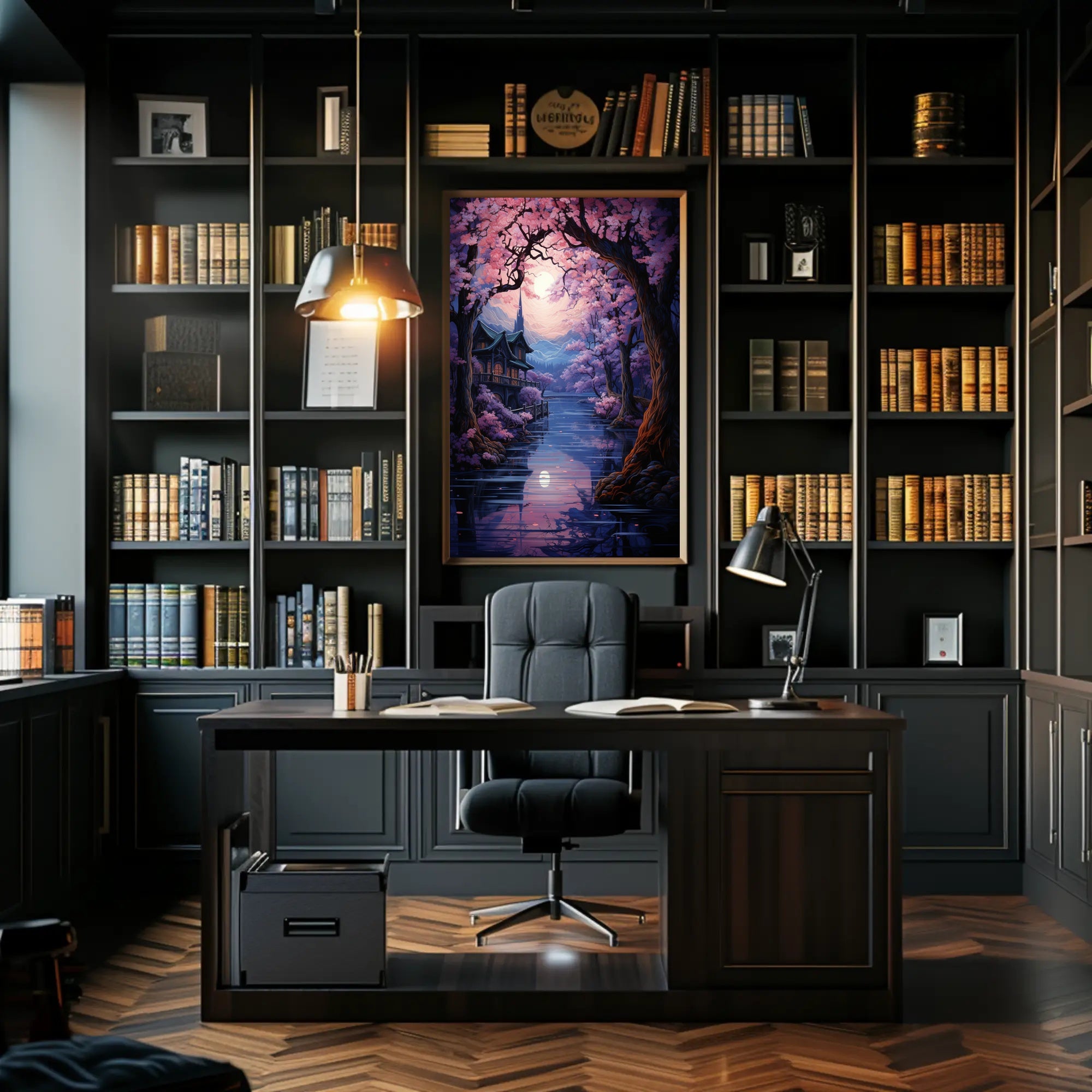 Enchanted Cherry Blossom Retreat Poster