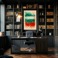 Abstract Watercolor Expression Abstract Poster