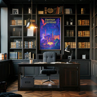 Fantasy Las Vegas Poster PosterGoat