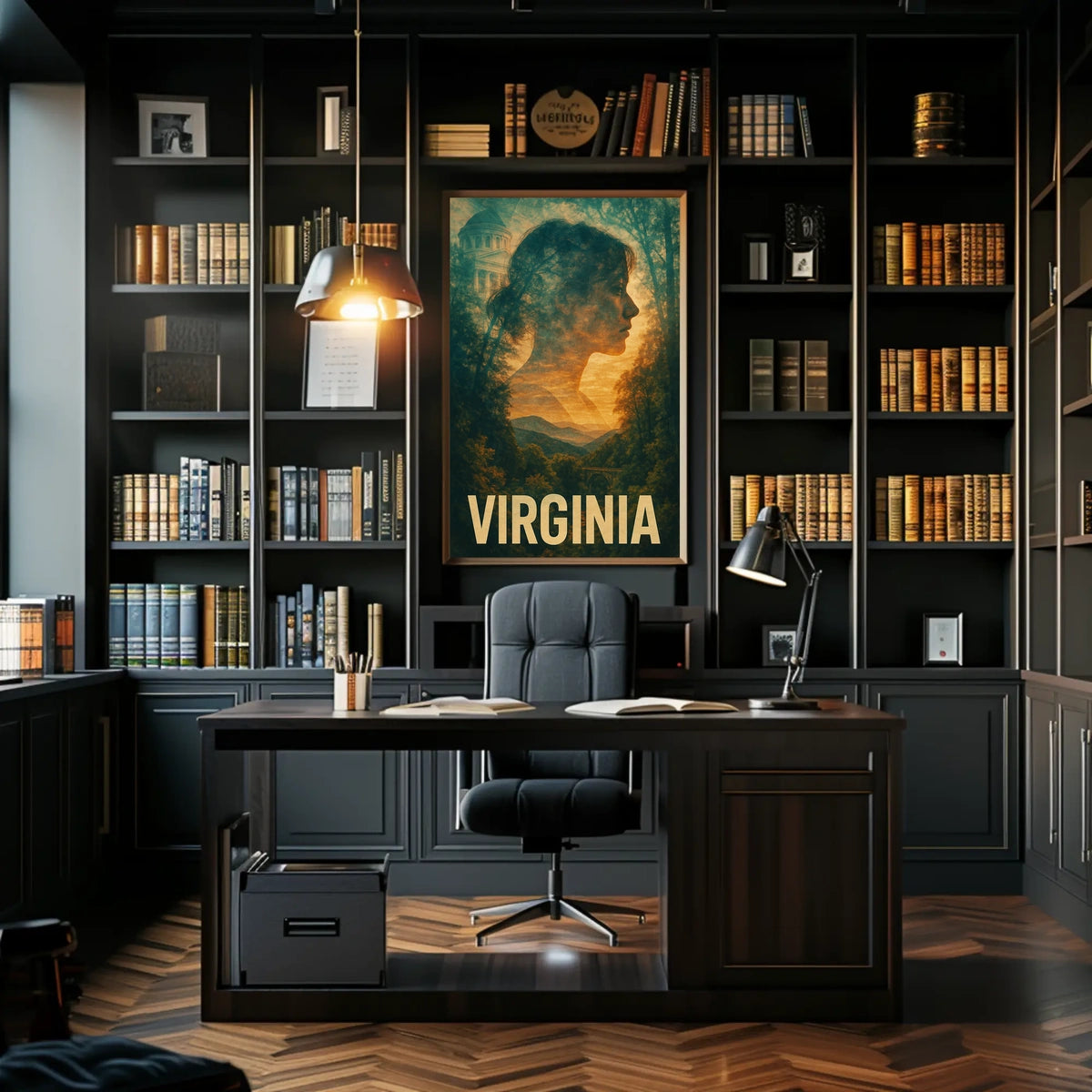 Virginia A Scenic Tribute Poster