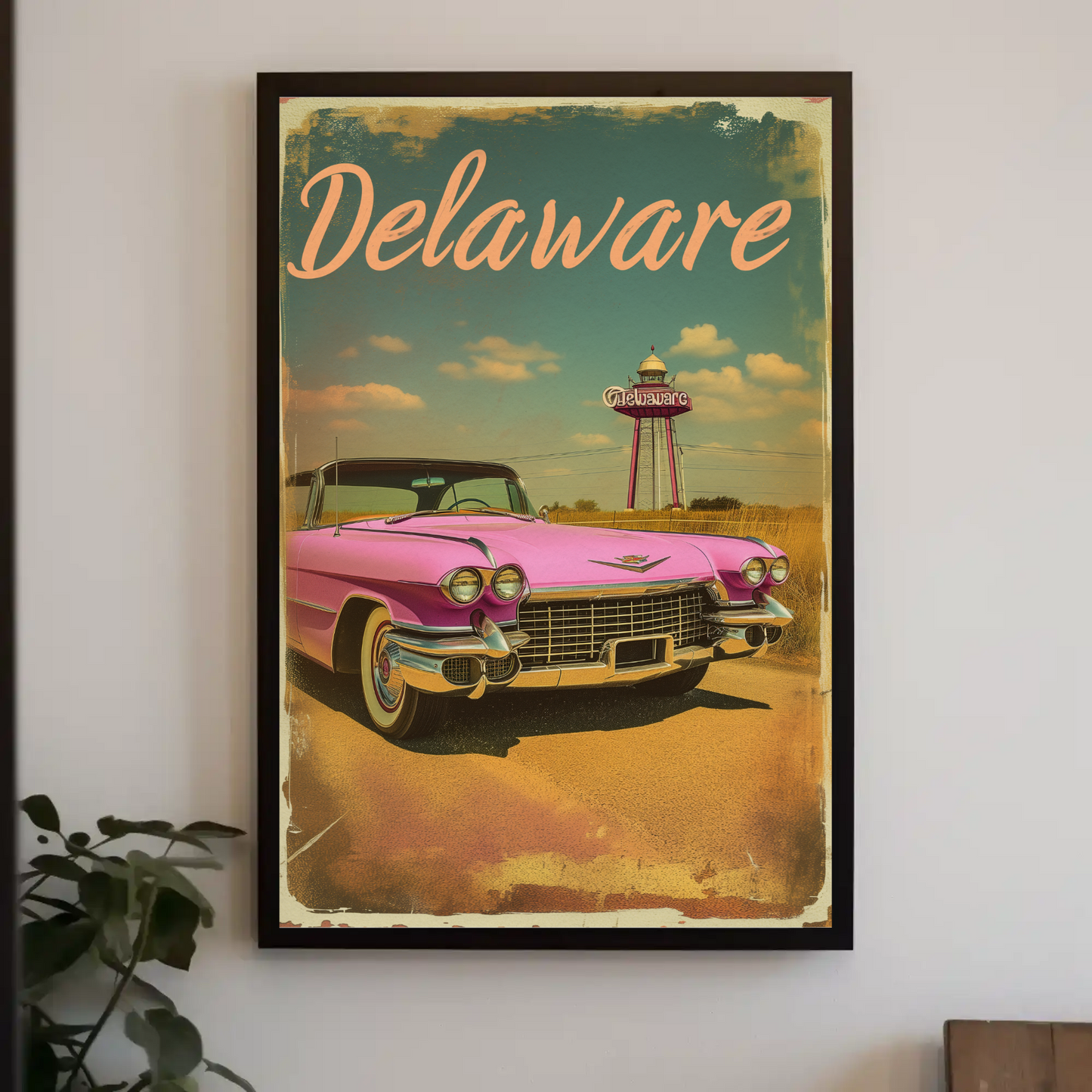 Delaware Vintage Poster