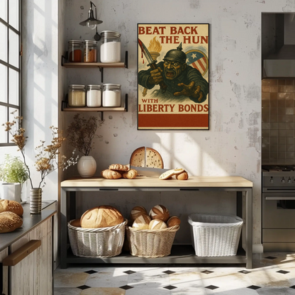 World War I Era Liberty Bonds Propaganda Poster