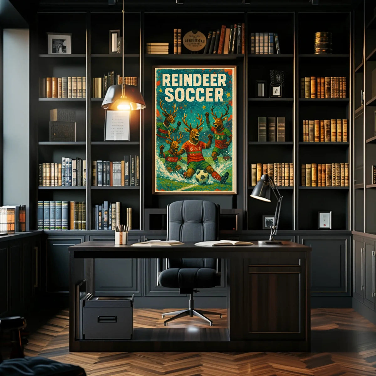 Reindeer Soccer Extravaganza Poster