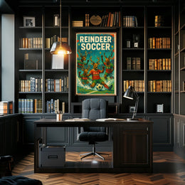 Reindeer Soccer Extravaganza Poster