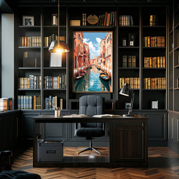 Venetian Canal Serenity Poster