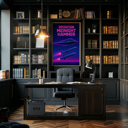 Operation Midnight Hammer: Futuristic Sci-Fi Poster PosterGoat