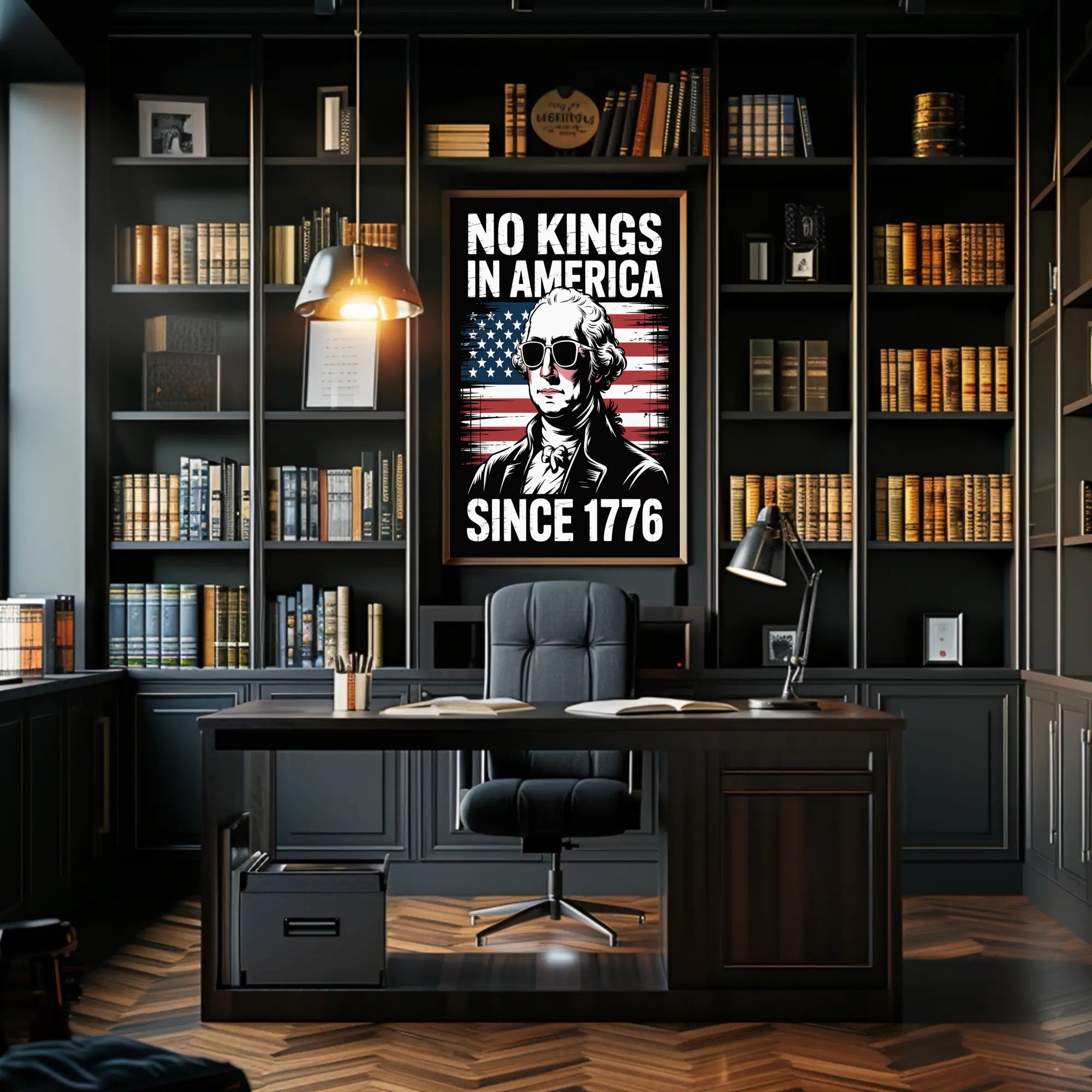 American Independence Founding Father Vintage Historical or Presidential Poster