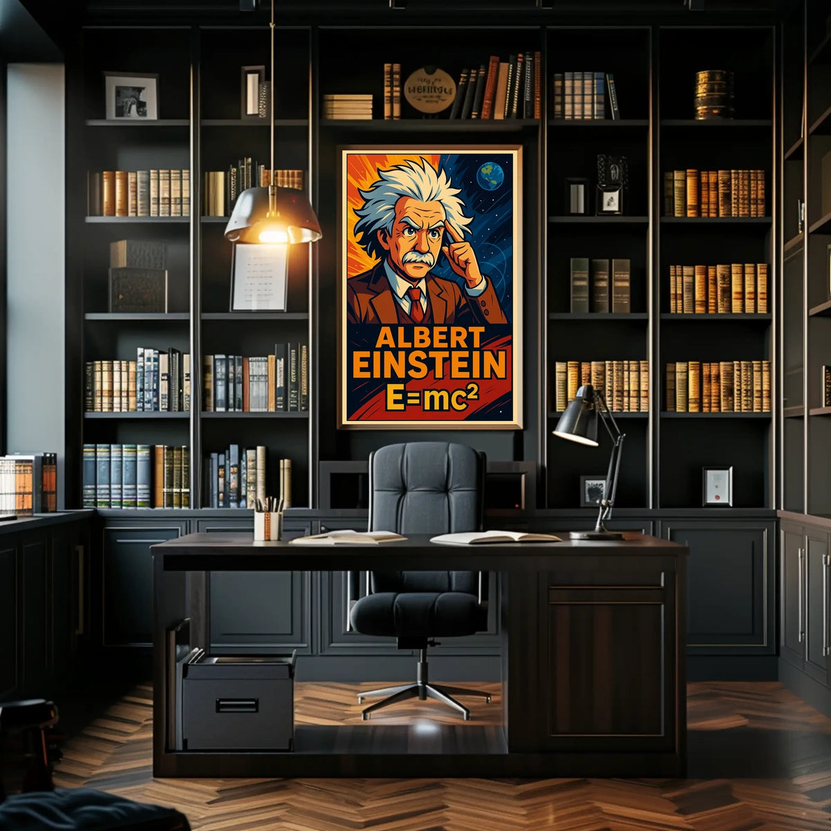 Albert Einstein EMc² Poster