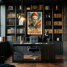 Calvin Coolidge 30th President of the United States Christmas SeriesPoster