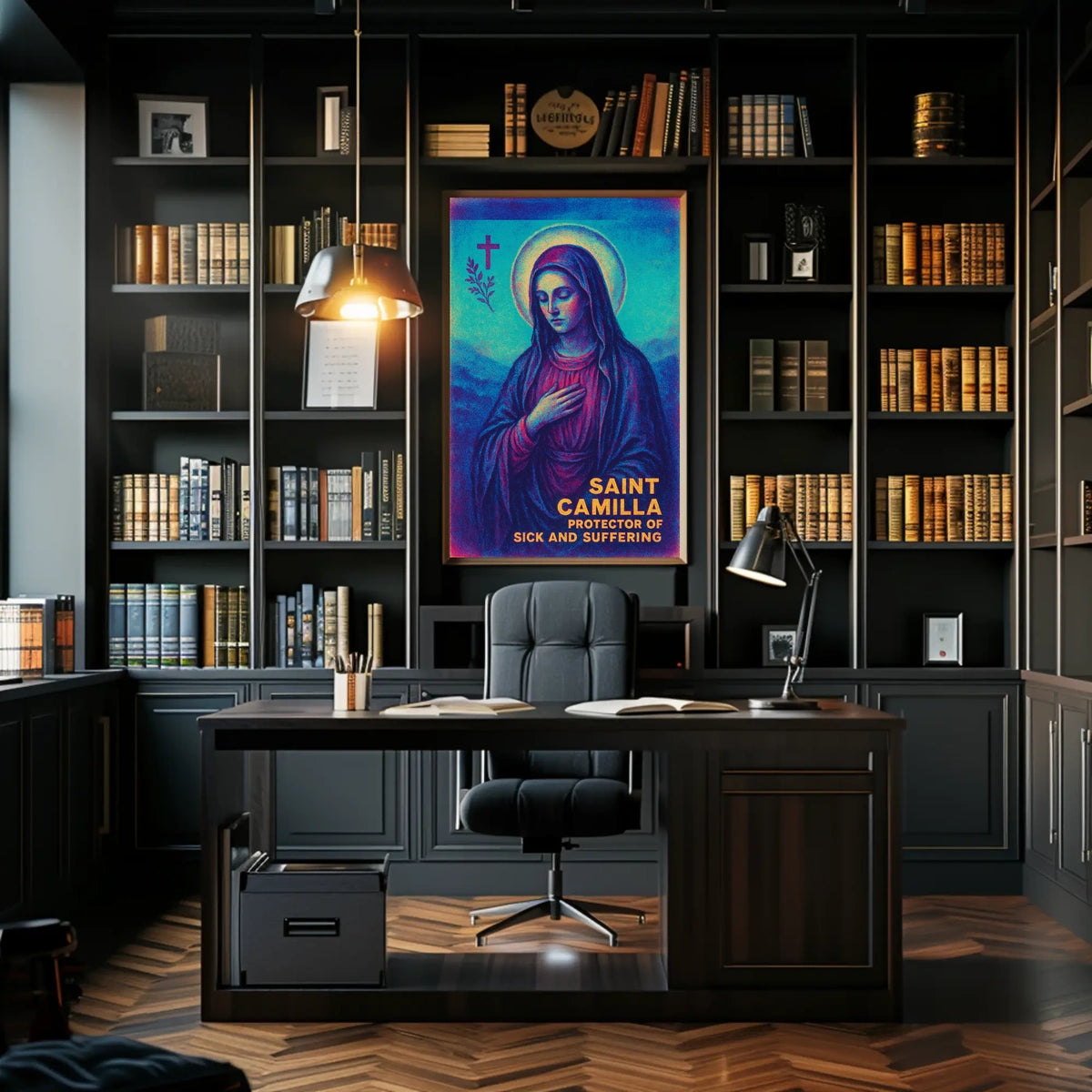 Saint Camilla Protector of the Sick and Suffering Poster