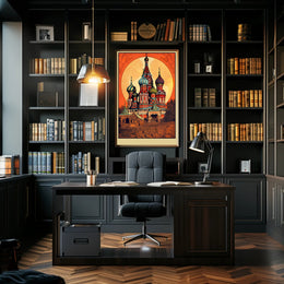 Vibrant Russian Architecture Poster