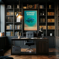 Leopard Wrasse A Vibrant Reef Poster