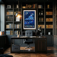Virginia In Prism Poster