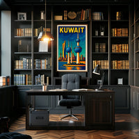 Kuwait Cityscape Poster