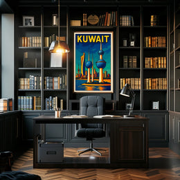 Kuwait Cityscape Poster