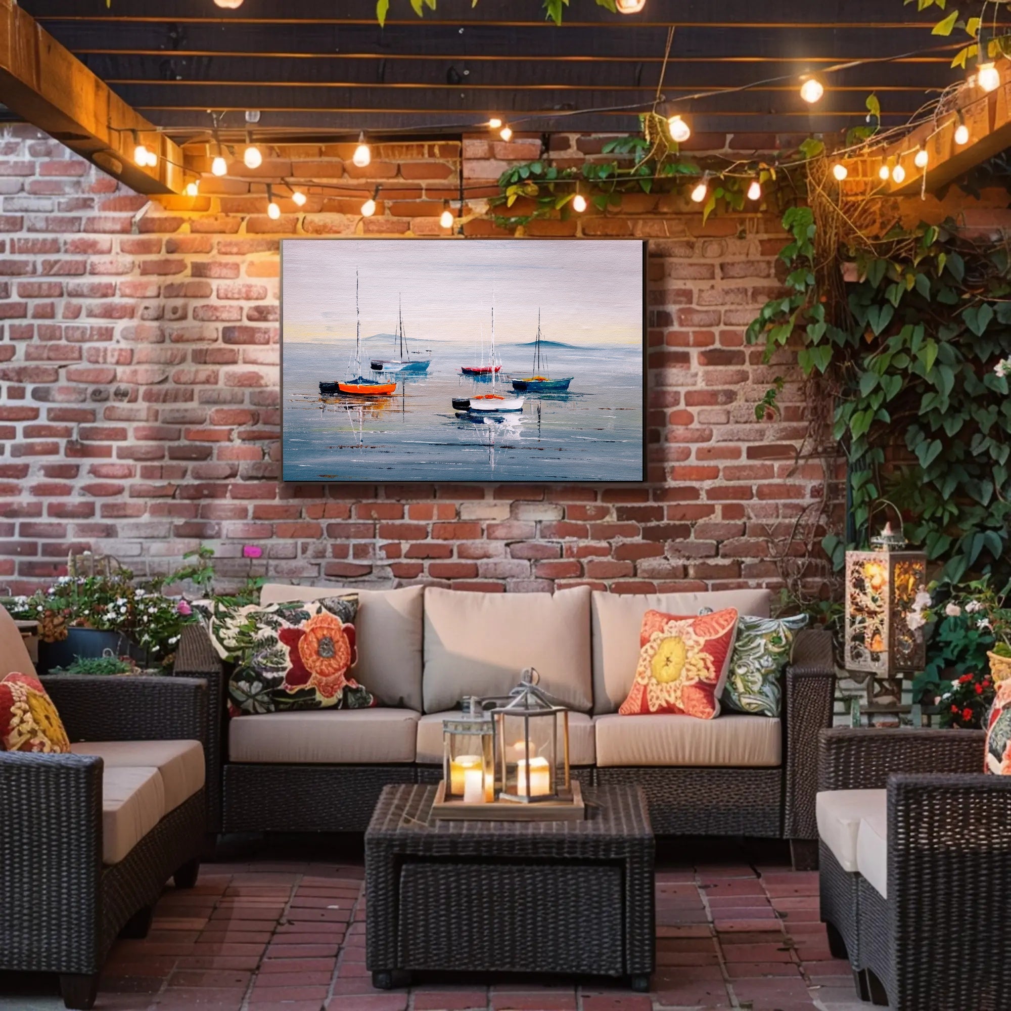 Serene Harbor Poster