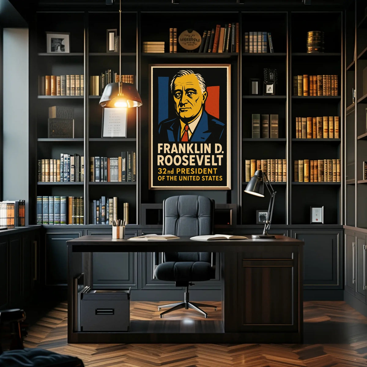 Franklin D. Roosevelt 32Nd President Poster